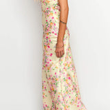 Gabriella Yellow Bloom Maxi Dress 3