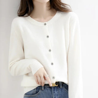Gisela Cardigan | Soft Button-Up Cashmere Cardigan 6