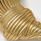 Golden Twisted Hoop Bag 2