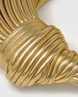 Golden Twisted Hoop Bag 2