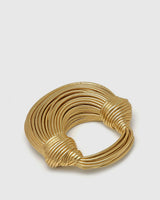 Golden Twisted Hoop Bag 4