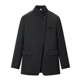 HH 2026 Plaid Blazer – Stylish Single Button Long Sleeve Jacket 8