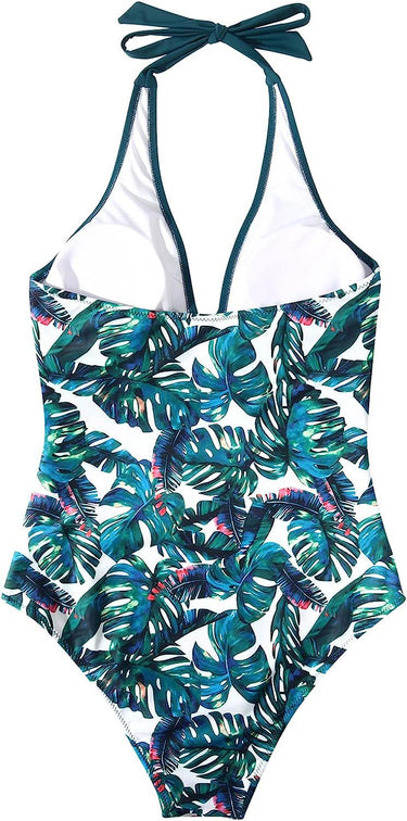 Halter Neck Backless V-Neck Swimsuit for Women 7