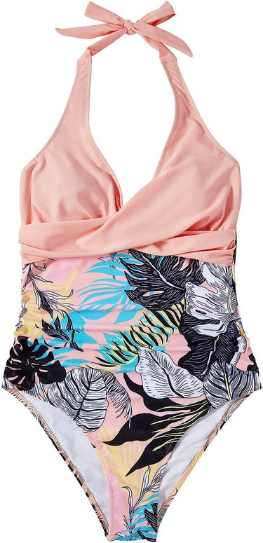 Halter Neck Backless V-Neck Swimsuit for Women 8