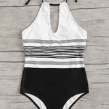 Halter Neck Swimsuit with Padding for Enhanced Support 6