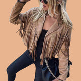 Harper | Western Fringe Cropped Women’s Statement Jacket 1