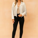 Harper | Western Fringe Cropped Women’s Statement Jacket 4