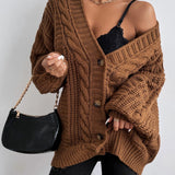 Hearthside Cable Knit Slouch Cardigan 3