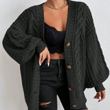 Hearthside Cable Knit Slouch Cardigan 7
