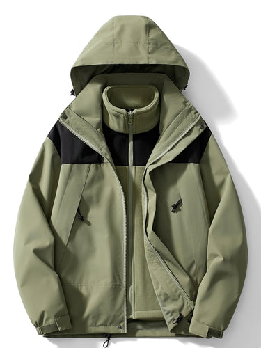 Heidi-Mode | 3-in-1 Fleece Winter Jacket with Hood for Women 0