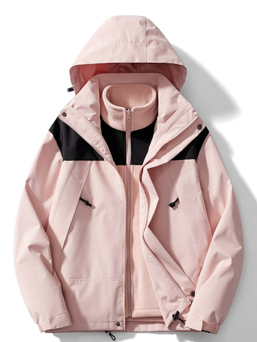Heidi-Mode | 3-in-1 Fleece Winter Jacket with Hood for Women 10