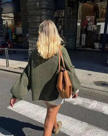 Heidi - Fluffy Oversized Knit Sweater 2