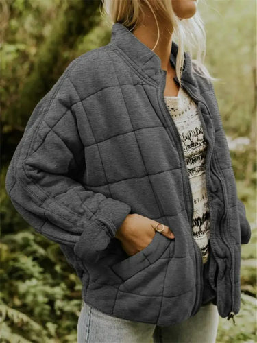 Helene Transitional Jacket | Oversized thickened women's jacket 0