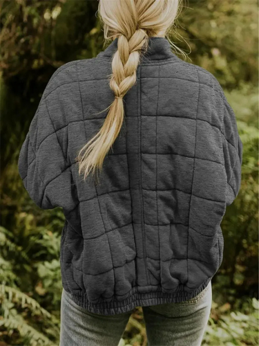 Helene Transitional Jacket | Oversized thickened women's jacket 1