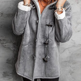 Hooded Coat in Soft Cashmere Feel Fabric 4