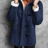Hooded Coat in Soft Cashmere Feel Fabric 9