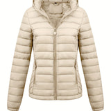 Isla | Lightweight Quilted Hooded Puffer Jacket with Fleece Lining - Lumina 12