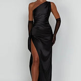 Jaida - Satin Evening Dress 10