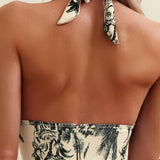 Jardim Print V-Neck Swimsuit with Tummy Control 2