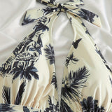 Jardim Print V-Neck Swimsuit with Tummy Control 5