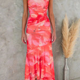 Katherine | Elegant Floral Midi Dress for Warm Weather 4