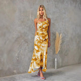Katherine | Elegant Floral Midi Dress for Warm Weather 8