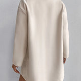 Korean-Style Wool Coat – Elegant Mid-Length Design for Chic Autumn & Winter Wear 1