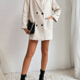Korean-Style Wool Coat – Elegant Mid-Length Design for Chic Autumn & Winter Wear 2