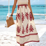 Lauren | Summer Bohemian Long Dress - High-Quality Fabric 12