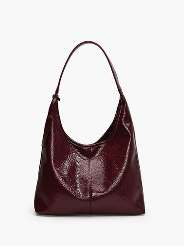 Leisure Button Clasp Hobo Bag 0