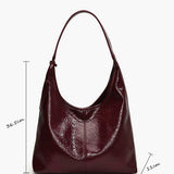 Leisure Button Clasp Hobo Bag 1