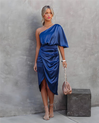 Liliana - Elegant one-shoulder cocktail dress 3