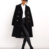 Liva | Double-breasted wool coat for women 0