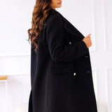 Liva | Double-breasted wool coat for women 3