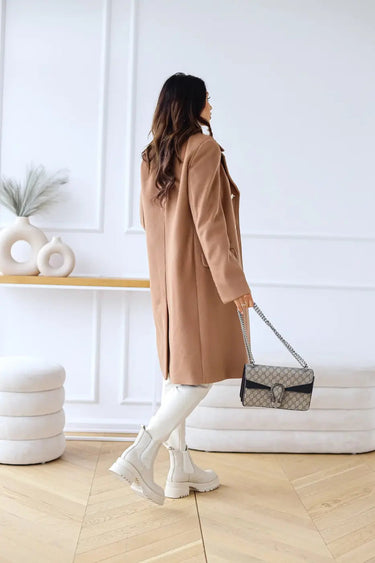 Liva | Double-breasted wool coat for women 6