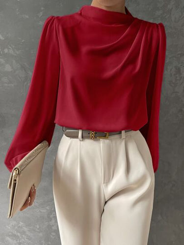 Liza | Stylish Bishop Sleeve Blouse for Women 10