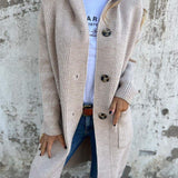 Long Knit Cardigan with Buttons – Effortless Comfort and Style 1