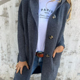 Long Knit Cardigan with Buttons – Effortless Comfort and Style 2
