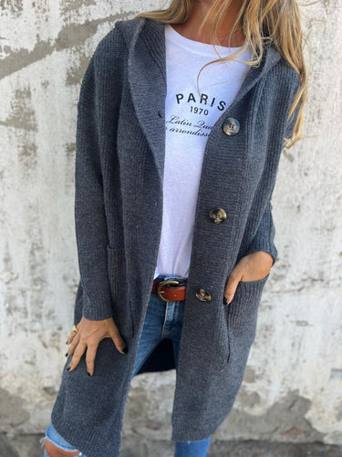 Long Knit Cardigan with Buttons – Effortless Comfort and Style 2