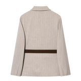 Luna Suit Jacket – Stylish Loose Fit with Waist Belt 1