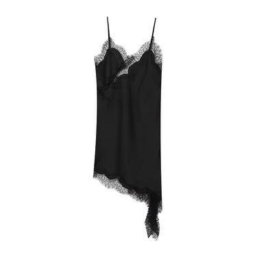 MUJER Lace Slip Mini Dress Women Satin Backless Summer Dress Woman Asymmetric Party Women's Dress Sexy Beach Dresses for Women 10