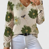 Mae™ | Elegant Sweater with Floral Pattern 2