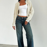 Mila | Low waist stretch denim jeans 7