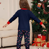 New Merry Christmas Print Mom Daughter Dad Son Matching Pajamas Set 2 Pieces Suit Soft Loose Loungewear Xmas Family Look Pyjamas 4