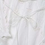 New Women Embroidery Halter Fashion Elegant Crop Tie Top Woman 2025 Sleeveless Backless Short Tops Women Sexy Elegant Party Top 4