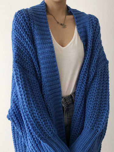 Oversize Split Knit Outerwear 2