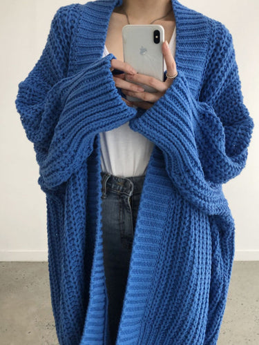Oversize Split Knit Outerwear 3