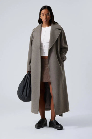 Oversized Long Wool Coat for Women – Stylish and Comfortable Fall Winter Outerwear 1