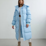 Oversized Quilted Puffer Trench Coat For Women 2