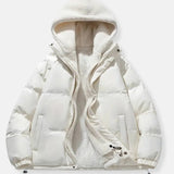 Padded Winter Jacket with Fleece Lining and Adjustable Hood for Men – Warm Cold Weather Coat with Spacious Pockets 9